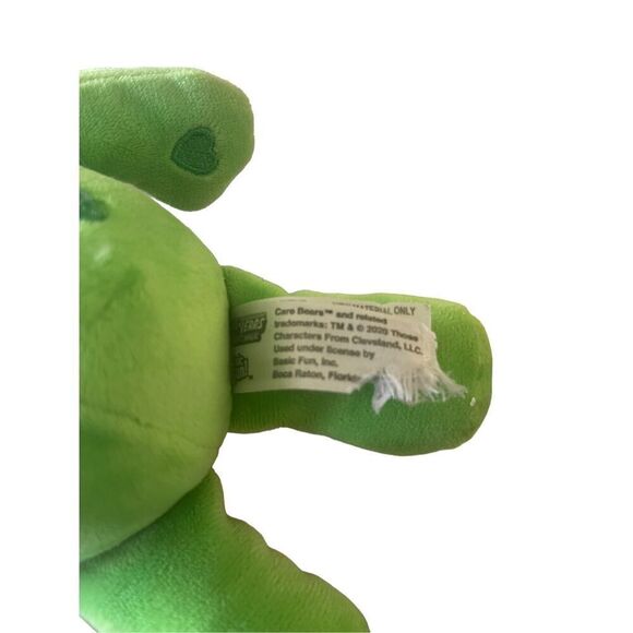 Care Bears Green Lucky Good Luck Clover Bear Plushie Stuffed Toy - Picture 5 of 8